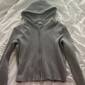 Brandy Melville Silver Arden Hoodie